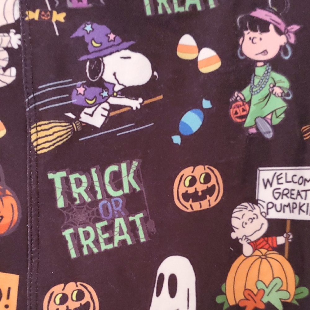 Arrow Trend Peanuts Halloween Leggings, Size OSFM
